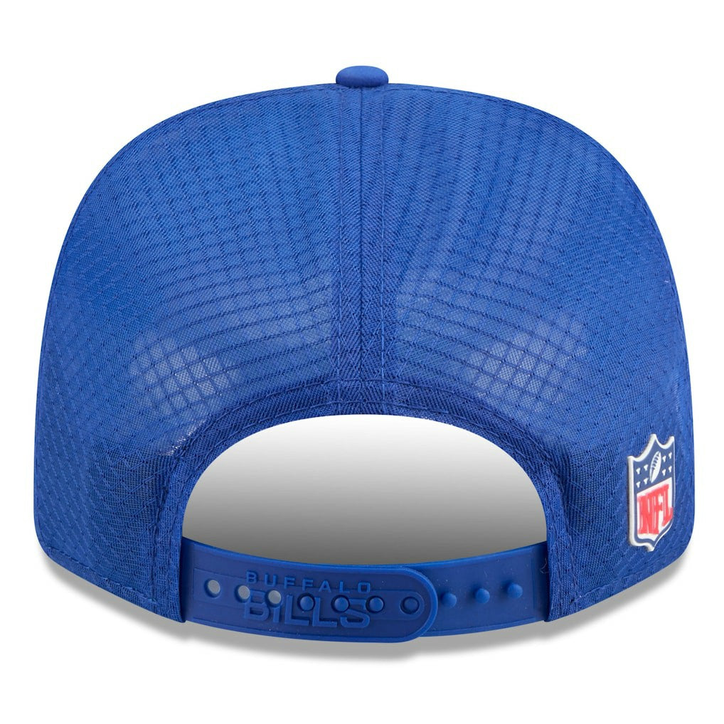 Buffalo Bills New Era 2025 Sideline 9SEVENTY Trucker Adjustable Hat - Royal Hats