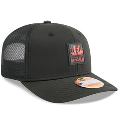 Cincinnati Bengals New Era 2025 Sideline 9SEVENTY Trucker Adjustable Hat - Black Hats