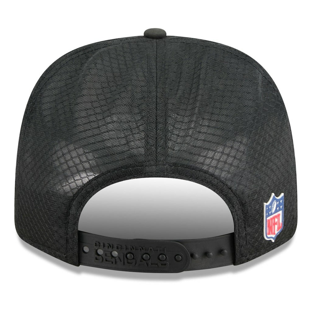 Cincinnati Bengals New Era 2025 Sideline 9SEVENTY Trucker Adjustable Hat - Black Hats