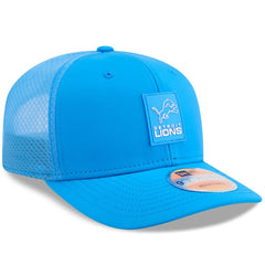 Detroit Lions New Era 2025 Sideline 9SEVENTY Trucker Adjustable Hat - Blue Hats