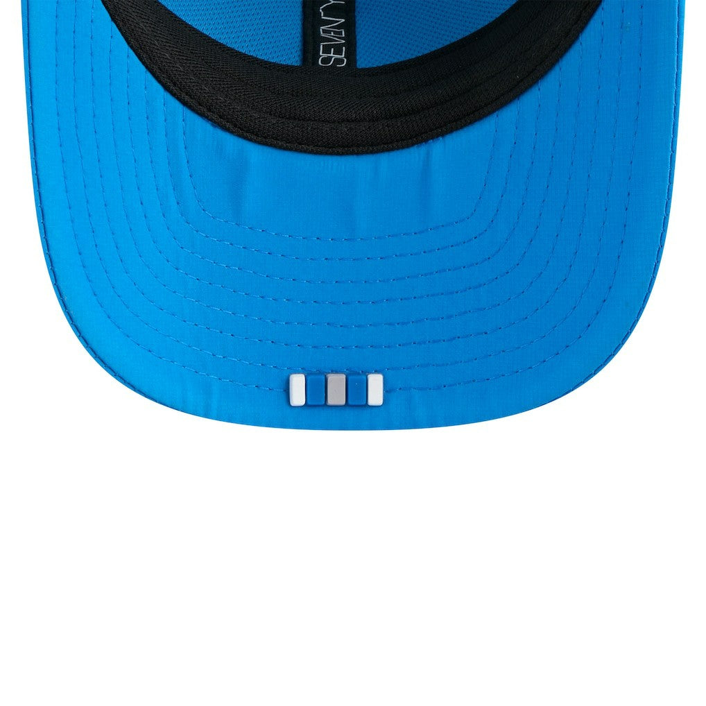 Detroit Lions New Era 2025 Sideline 9SEVENTY Trucker Adjustable Hat - Blue Hats