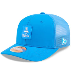 Detroit Lions New Era 2025 Sideline Throwback 9SEVENTY Trucker Adjustable Hat - Blue Hats
