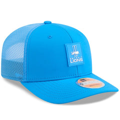 Detroit Lions New Era 2025 Sideline Throwback 9SEVENTY Trucker Adjustable Hat - Blue Hats