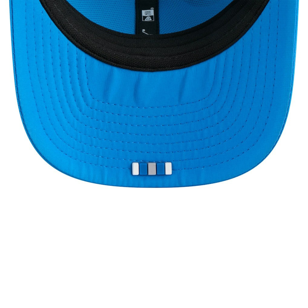 Detroit Lions New Era 2025 Sideline Throwback 9SEVENTY Trucker Adjustable Hat - Blue Hats