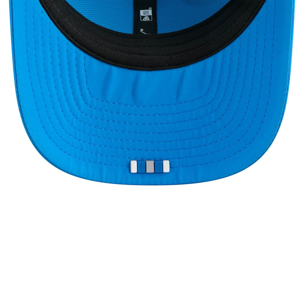 Detroit Lions New Era 2025 Sideline Throwback 9SEVENTY Trucker Adjustable Hat - Blue Hats