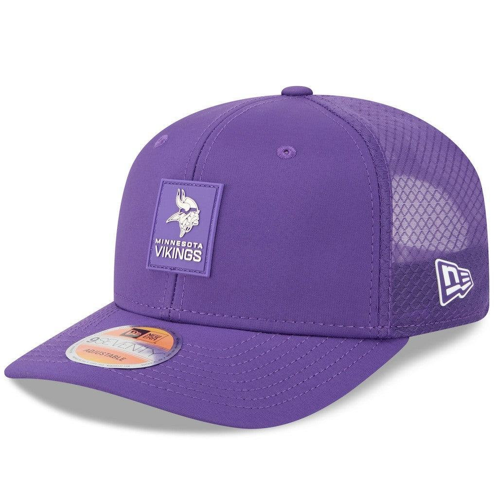 Minnesota Vikings New Era 2025 Sideline 9SEVENTY Trucker Adjustable Hat - Purple Hats