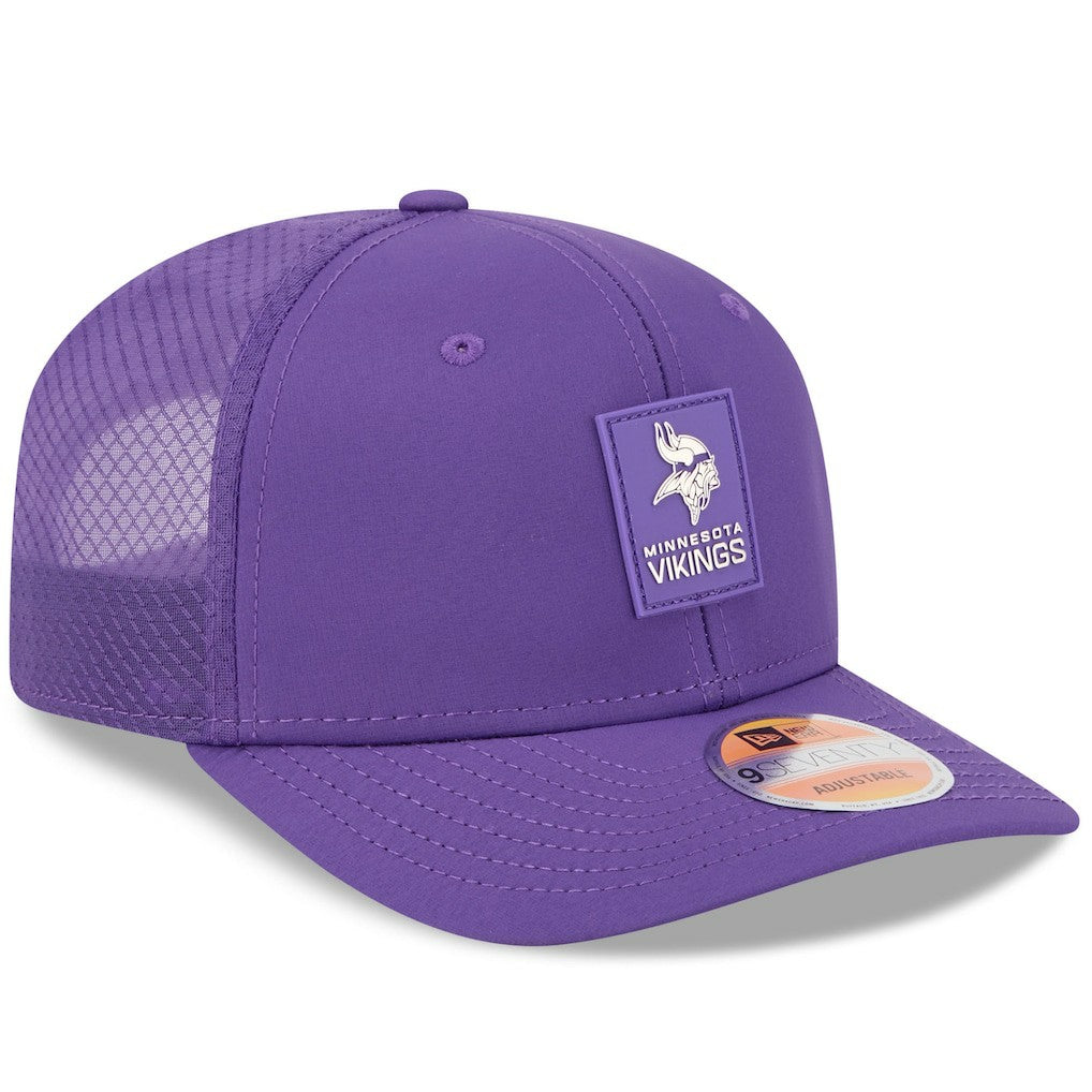 Minnesota Vikings New Era 2025 Sideline 9SEVENTY Trucker Adjustable Hat - Purple Hats