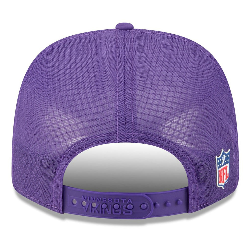 Minnesota Vikings New Era 2025 Sideline 9SEVENTY Trucker Adjustable Hat - Purple Hats