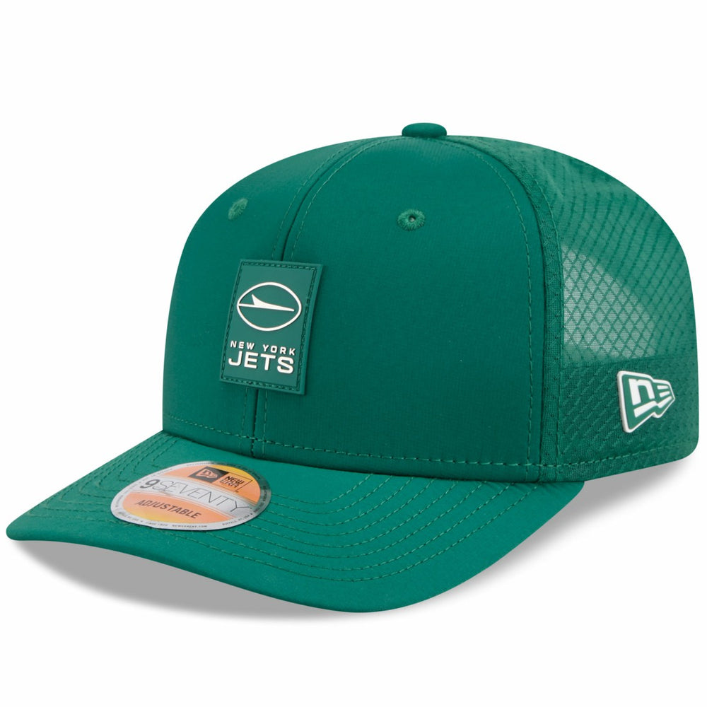 New York Jets New Era 2025 Sideline 9SEVENTY Trucker Adjustable Hat - Green Hats