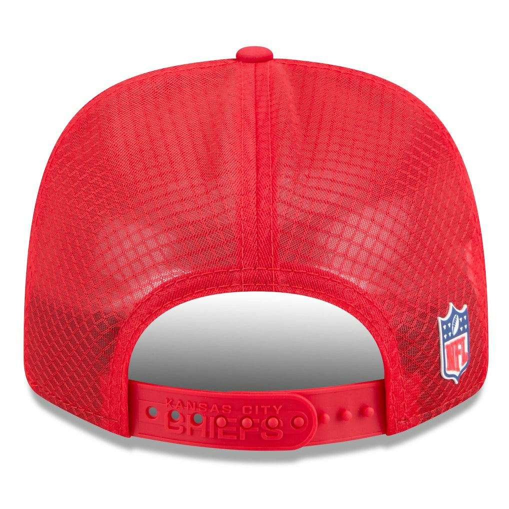 Kansas City Chiefs New Era 2025 Sideline 9SEVENTY Trucker Adjustable Hat - Red Hats