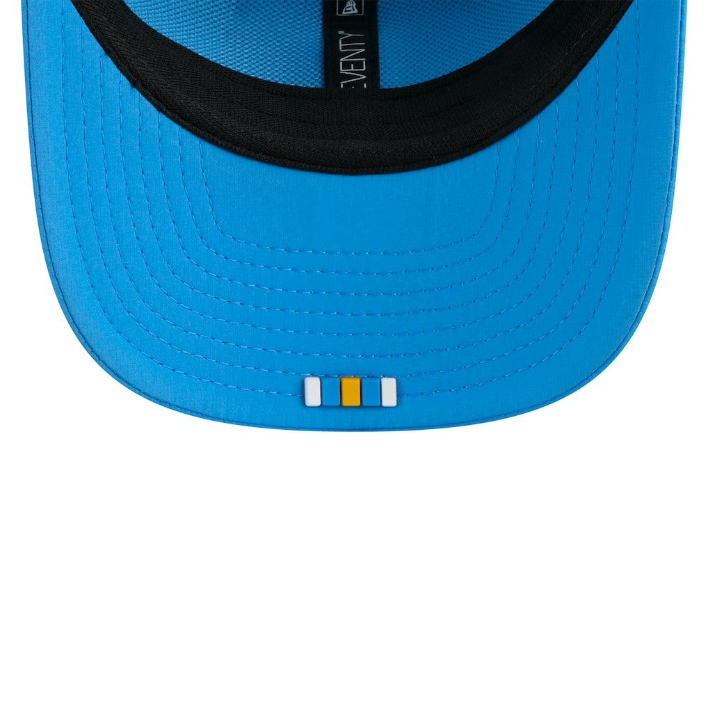 Los Angeles Chargers New Era 2025 Sideline 9SEVENTY Trucker Adjustable Hat - Powder Blue Hats