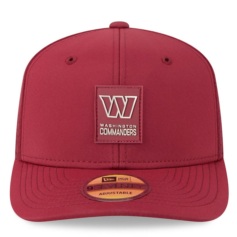 Washington Commanders New Era 2025 Sideline 9SEVENTY Trucker Adjustable Hat - Burgundy Hats