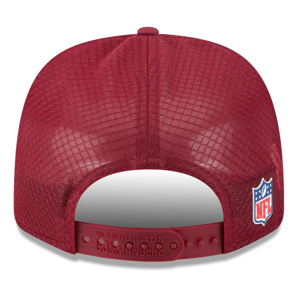 Washington Commanders New Era 2025 Sideline 9SEVENTY Trucker Adjustable Hat - Burgundy Hats