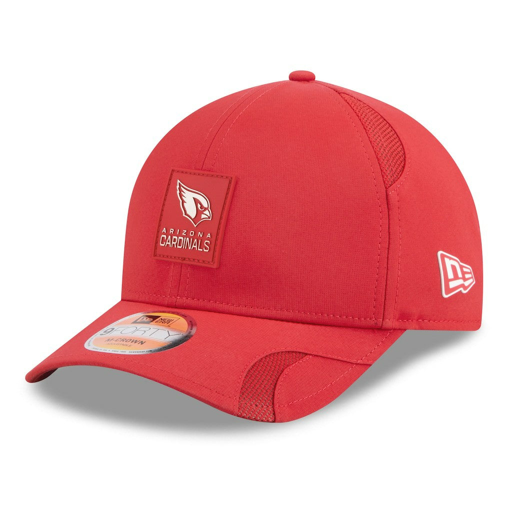 Arizona Cardinals New Era 2025 Sideline M-Crown 9FORTY Adjustable Hat - Cardinal Hats