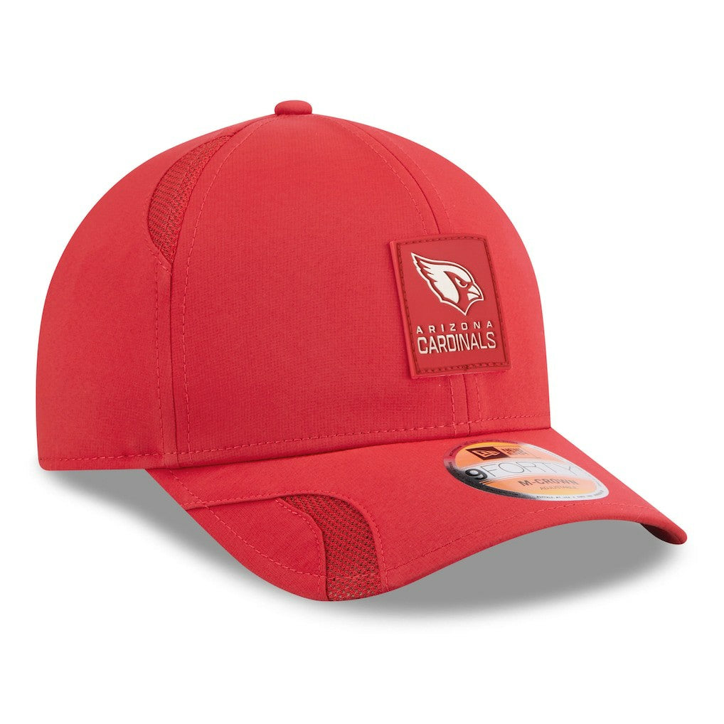 Arizona Cardinals New Era 2025 Sideline M-Crown 9FORTY Adjustable Hat - Cardinal Hats