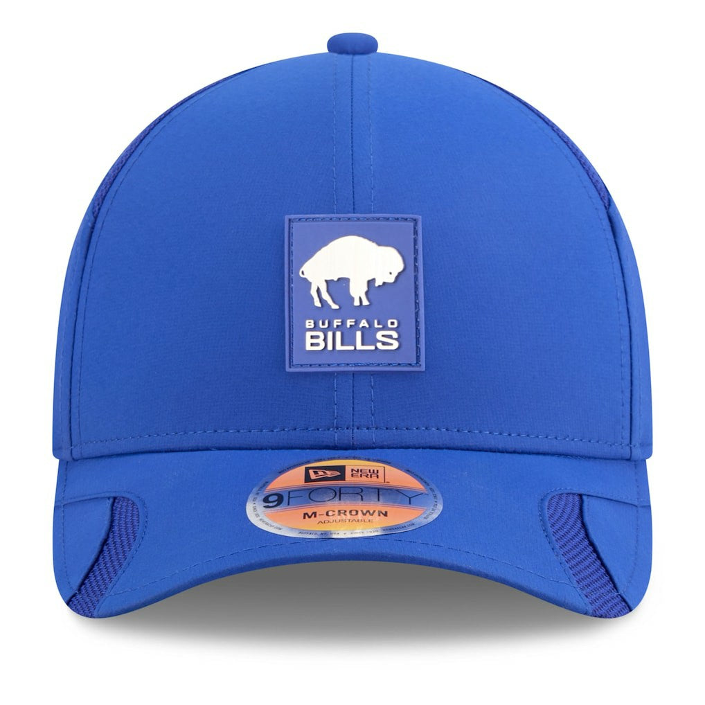 Buffalo Bills New Era 2025 Sideline Throwback M-Crown 9FORTY Adjustable Hat - Royal Hats