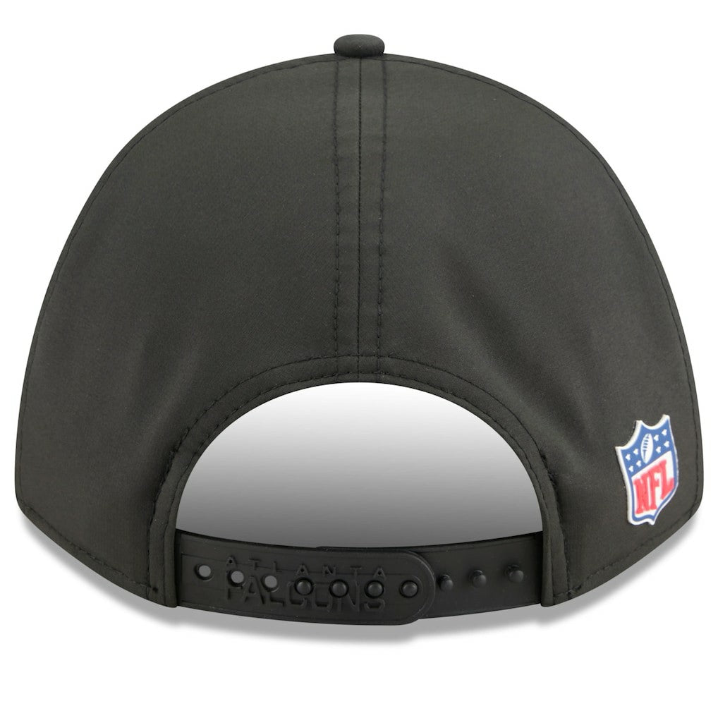Atlanta Falcons New Era 2025 Sideline M-Crown 9FORTY Adjustable Hat - Black Hats