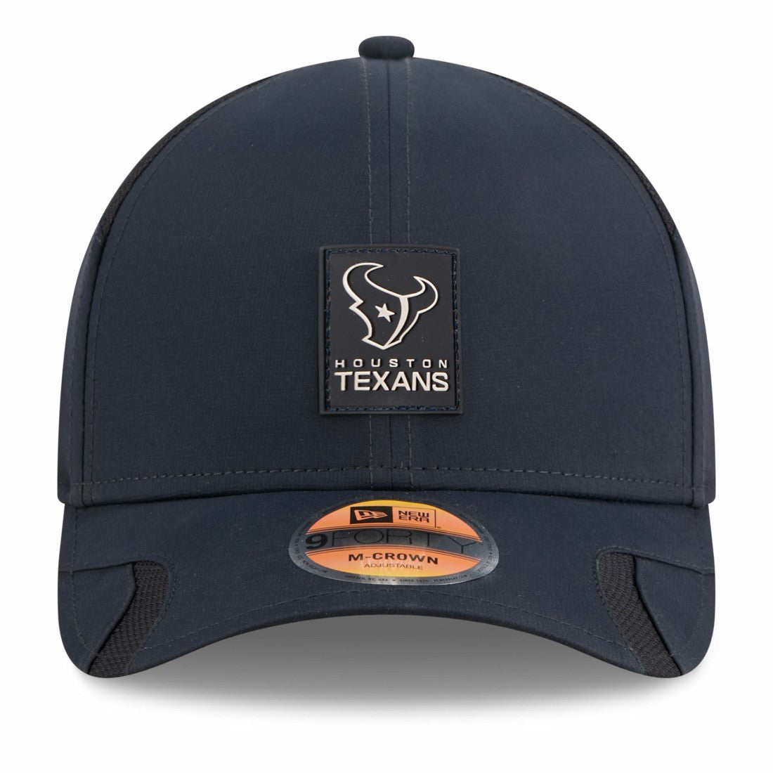 Houston Texans New Era 2025 Sideline M-Crown 9FORTY Adjustable Hat - Navy Hats