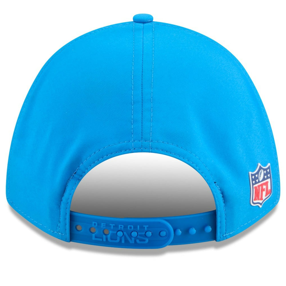 Detroit Lions New Era 2025 Sideline M-Crown 9FORTY Adjustable Hat - Blue Hats