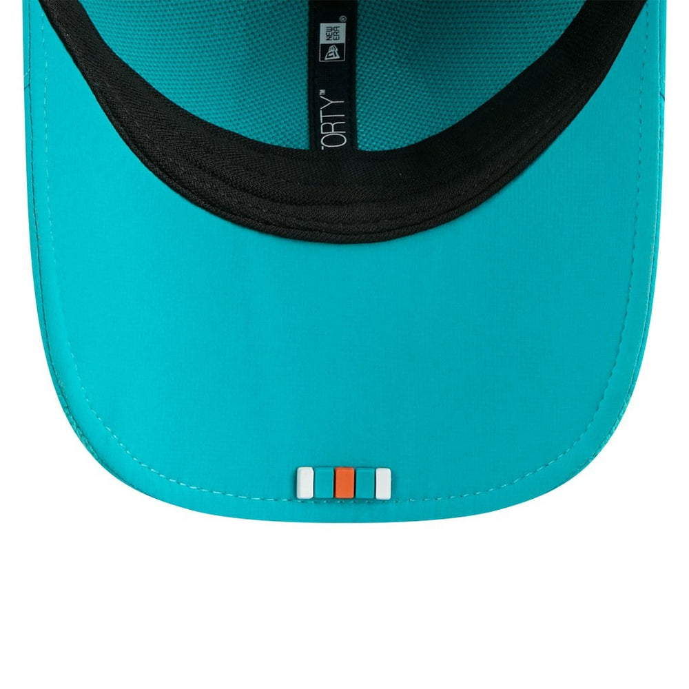 Miami Dolphins New Era 2025 Sideline M-Crown 9FORTY Adjustable Hat - Aqua Hats
