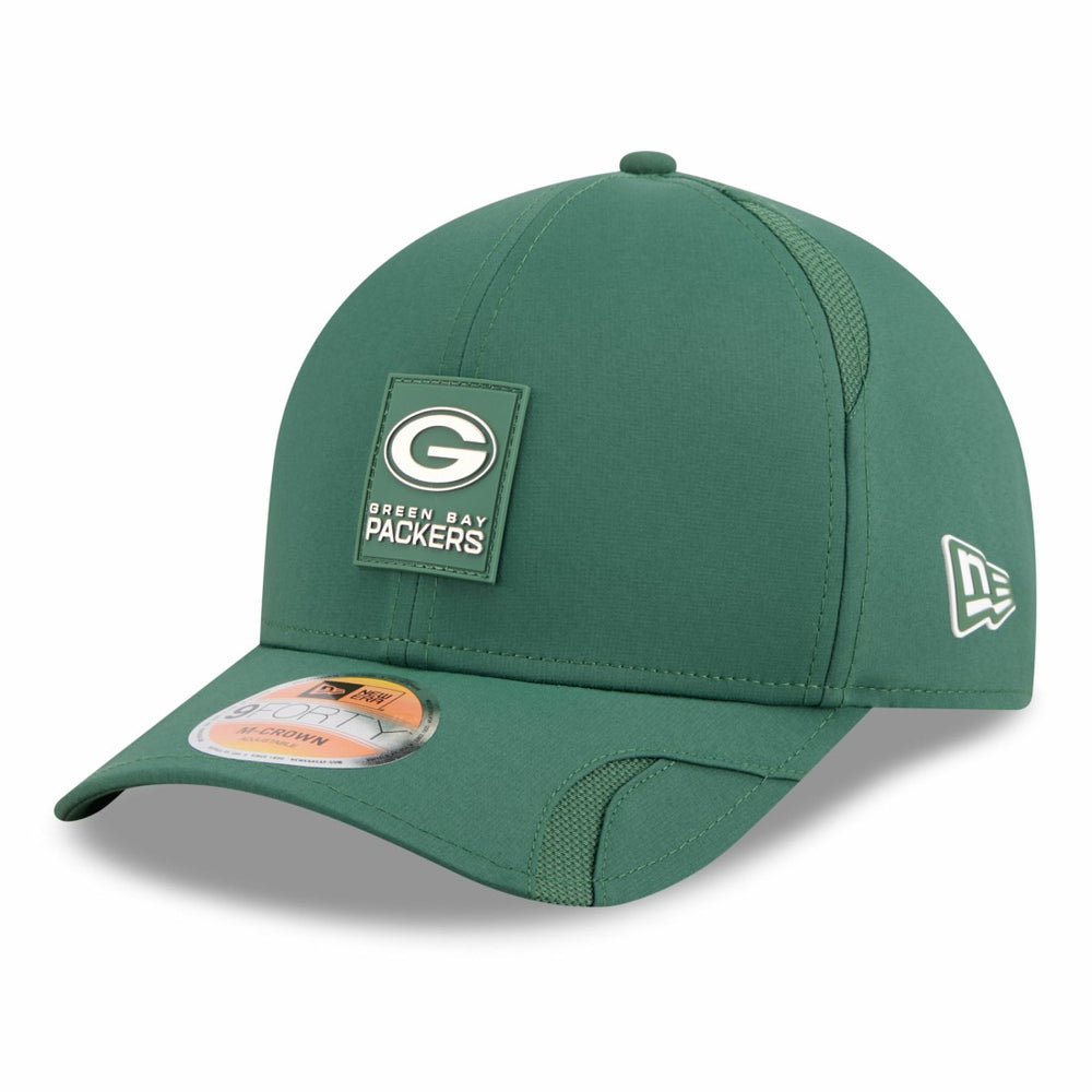 Green Bay Packers New Era 2025 Sideline M-Crown 9FORTY Adjustable Hat - Green Hats