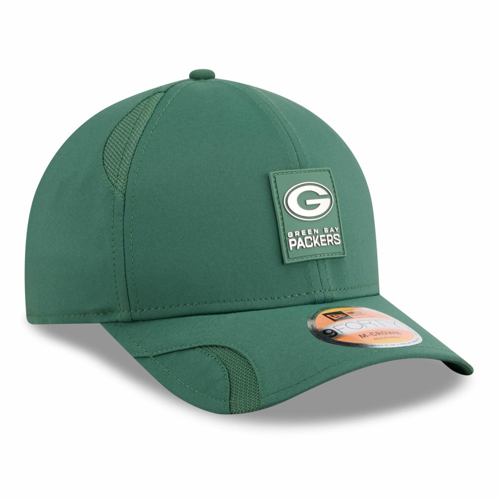Green Bay Packers New Era 2025 Sideline M-Crown 9FORTY Adjustable Hat - Green Hats