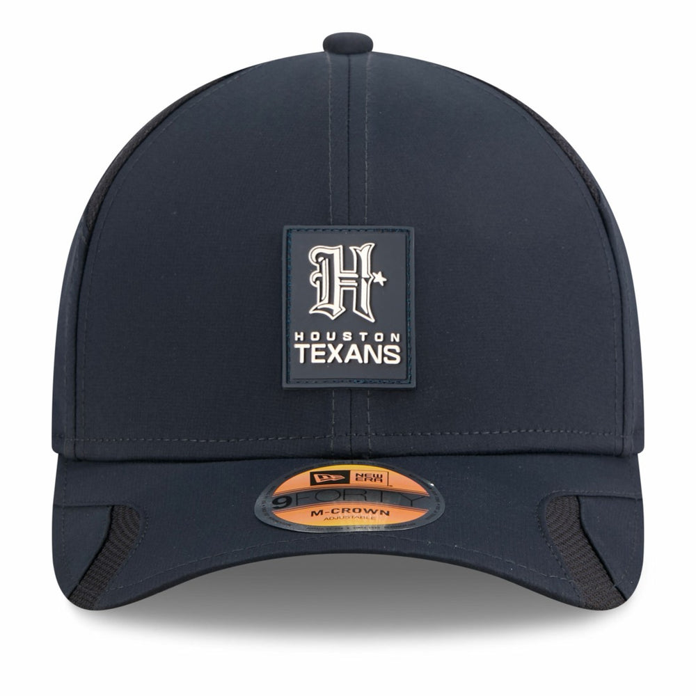 Houston Texans New Era 2025 Sideline H-Town M-Crown 9FORTY Adjustable Hat - Navy Hats