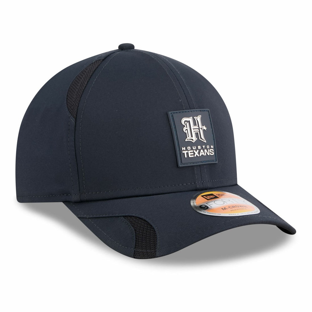 Houston Texans New Era 2025 Sideline H-Town M-Crown 9FORTY Adjustable Hat - Navy Hats