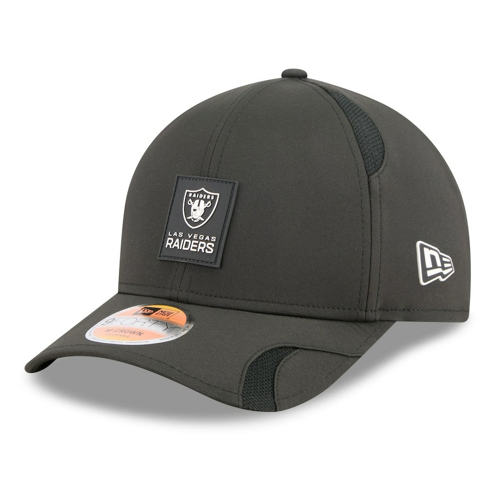 Las Vegas Raiders New Era 2025 Sideline M-Crown 9FORTY Adjustable Hat - Black Hats