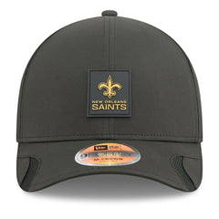 New Orleans Saints New Era 2025 Sideline M-Crown 9FORTY Adjustable Hat - Black Hats