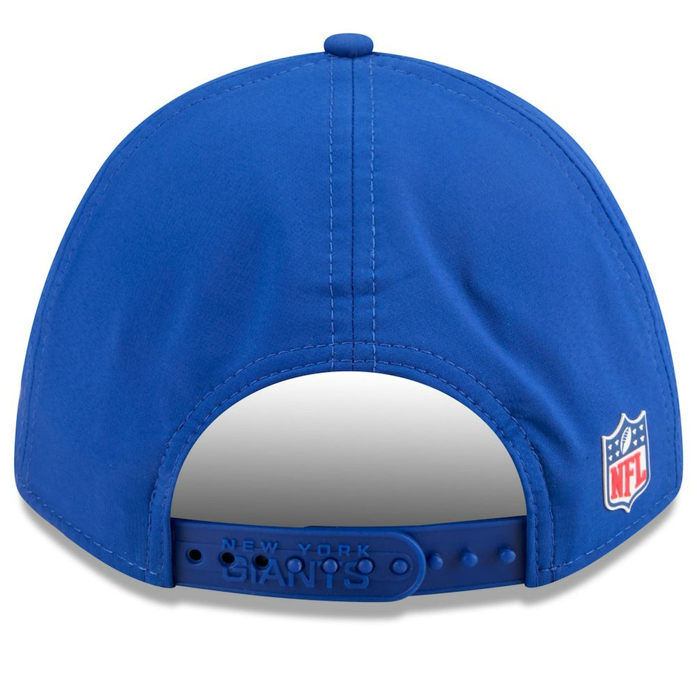 New York Giants New Era 2025 Sideline M-Crown 9FORTY Adjustable Hat - Royal Hats