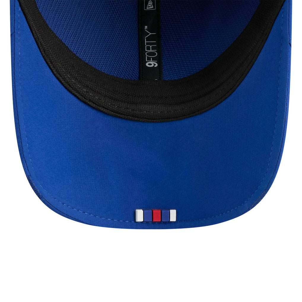 New York Giants New Era 2025 Sideline M-Crown 9FORTY Adjustable Hat - Royal Hats
