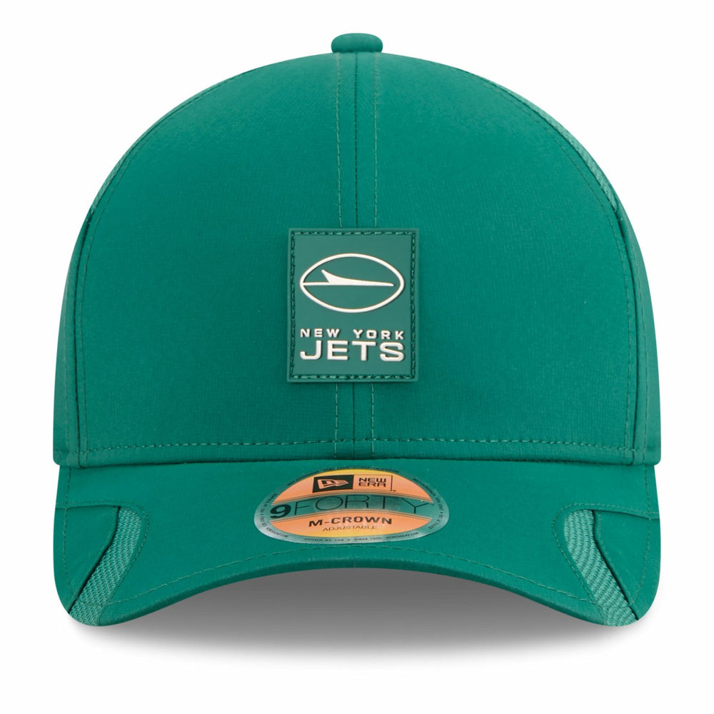 New York Jets New Era 2025 Sideline M-Crown 9FORTY Adjustable Hat - Green Hats