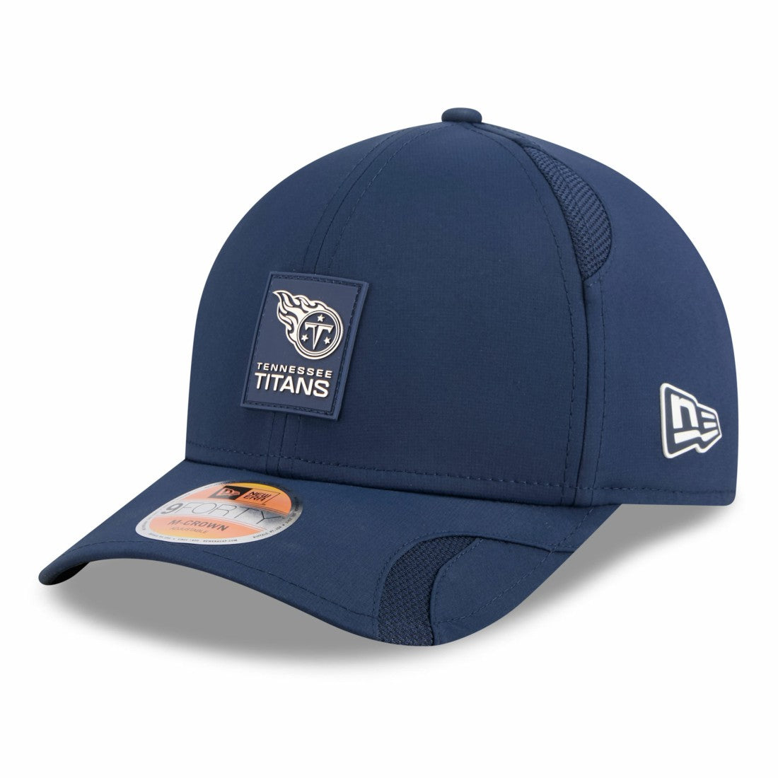 Tennessee Titans New Era 2025 Sideline M-Crown 9FORTY Adjustable Hat - Navy Hats