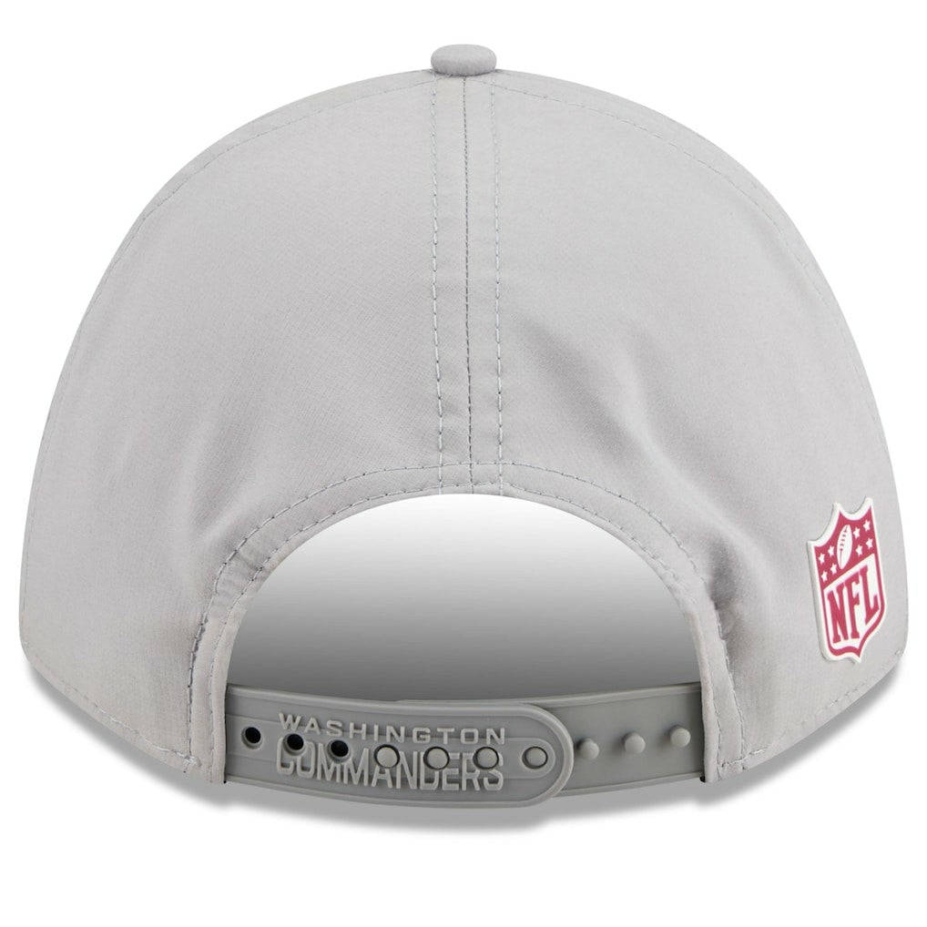 Washington Commanders New Era 2025 Sideline M-Crown 9FORTY Adjustable Hat - Gray Hats