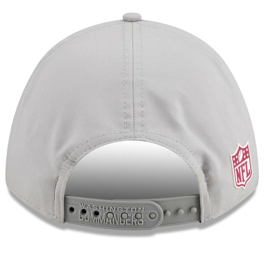 Washington Commanders New Era 2025 Sideline M-Crown 9FORTY Adjustable Hat - Gray Hats