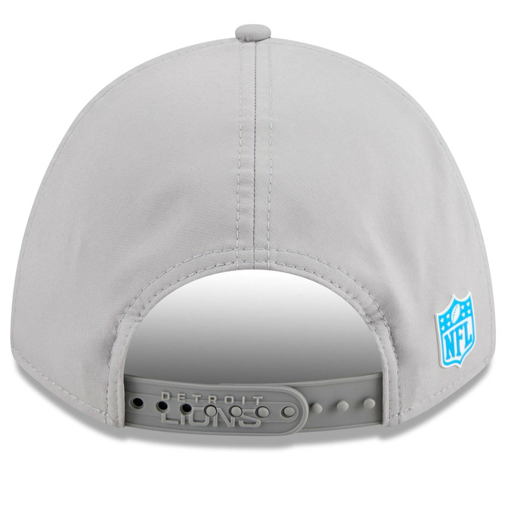 Detroit Lions New Era 2025 Sideline M-Crown 9FORTY Adjustable Hat - Gray Hats