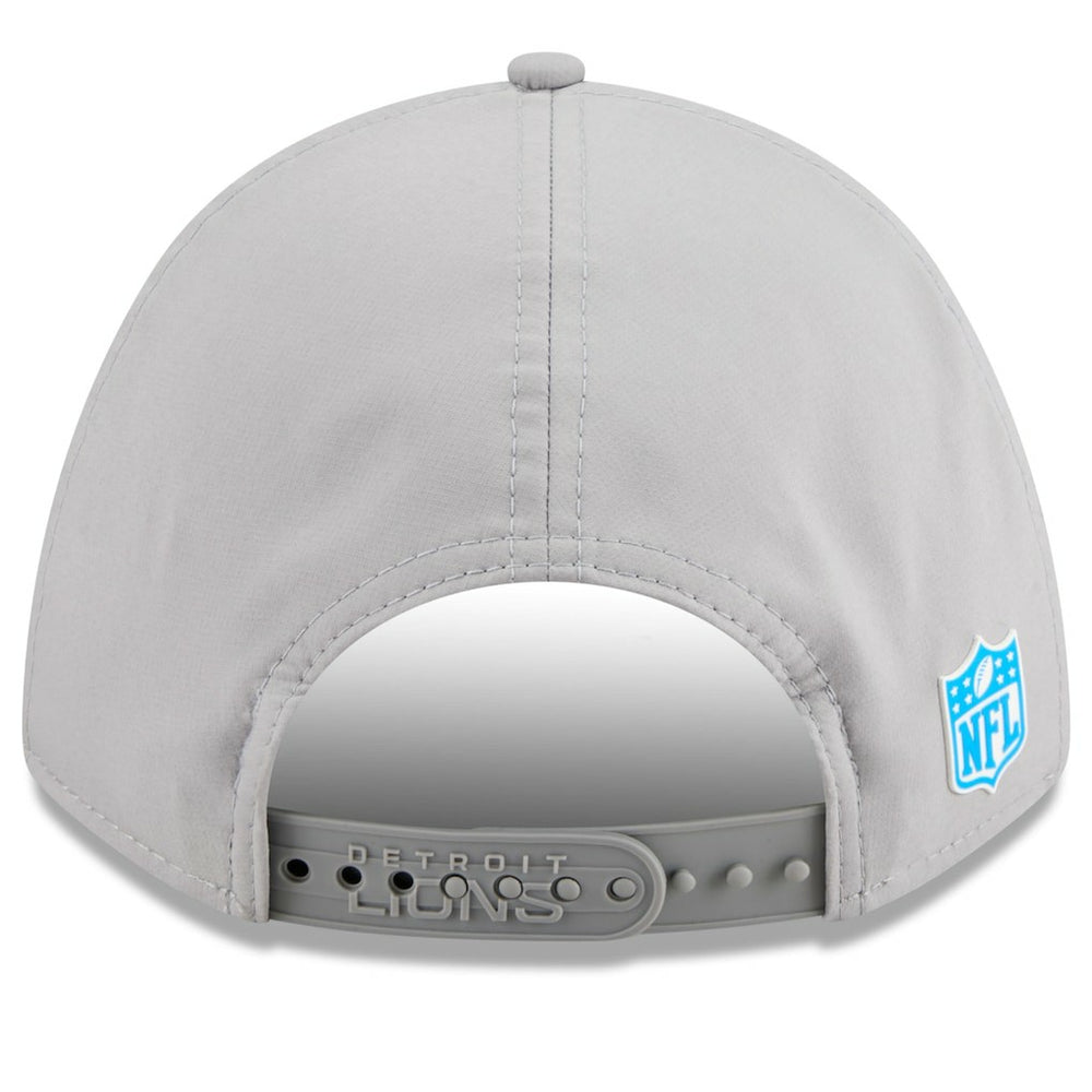 Detroit Lions New Era 2025 Sideline M-Crown 9FORTY Adjustable Hat - Gray Hats