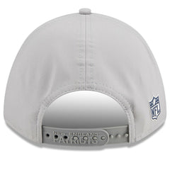 New England Patriots New Era 2025 Sideline M-Crown 9FORTY Adjustable Hat - Gray Hats