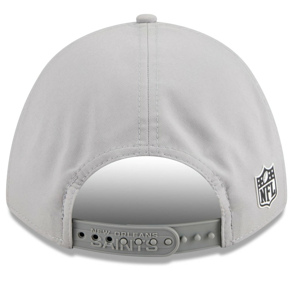 New Orleans Saints New Era 2025 Sideline M-Crown 9FORTY Adjustable Hat - Gray Hats
