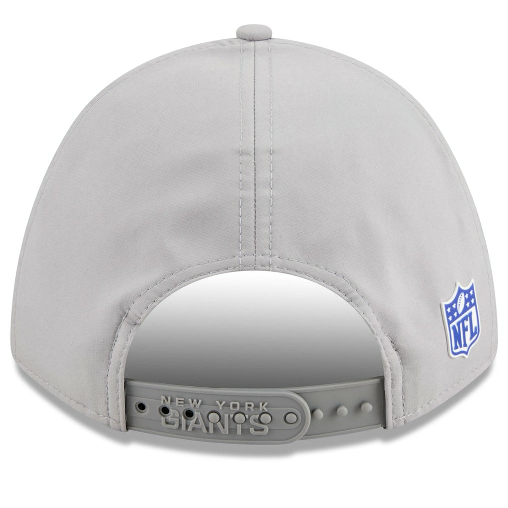 New York Giants New Era 2025 Sideline M-Crown 9FORTY Adjustable Hat - Gray Hats