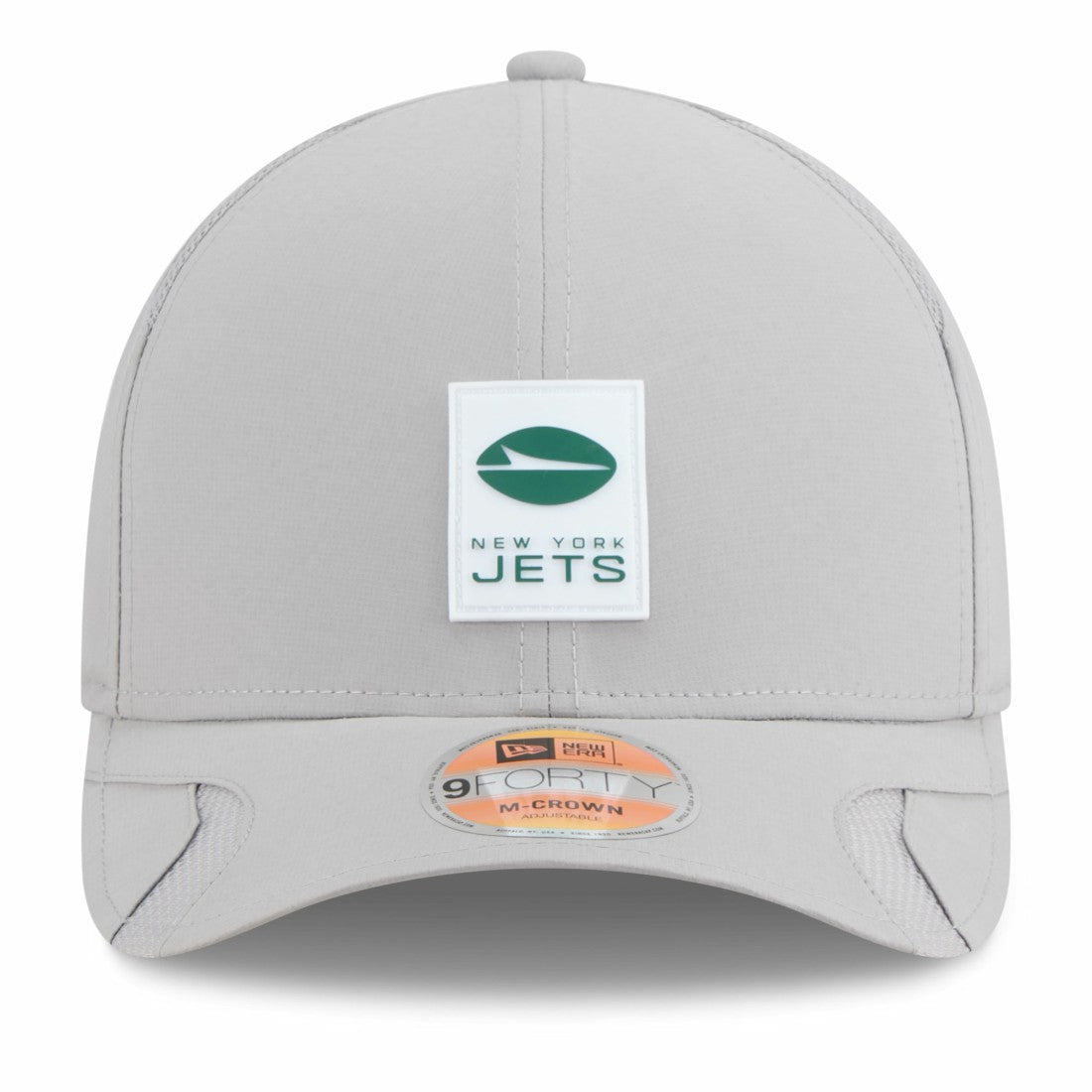 New York Jets New Era 2025 Sideline M-Crown 9FORTY Adjustable Hat - Gray Hats