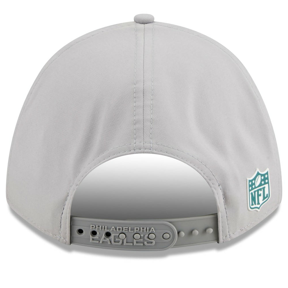 Philadelphia Eagles New Era 2025 Sideline M-Crown 9FORTY Adjustable Hat - Gray Hats