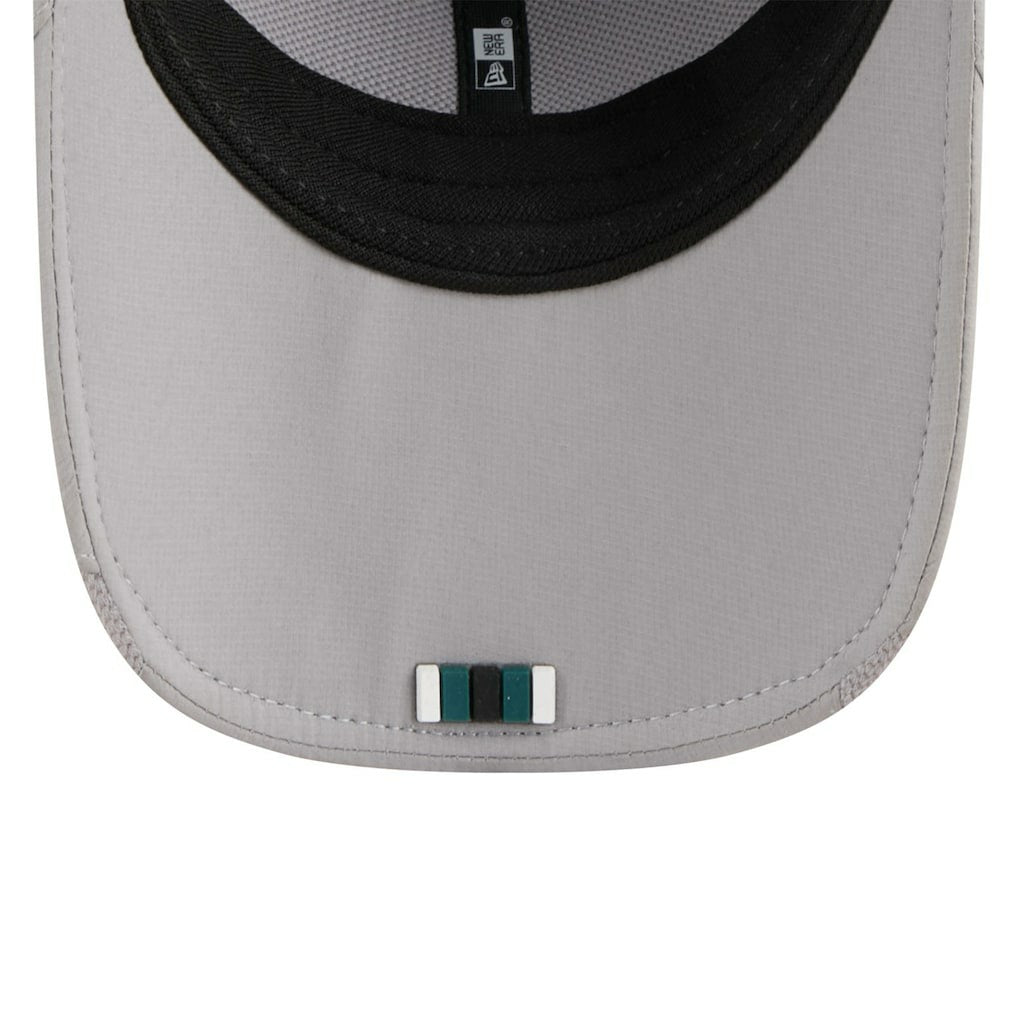 Philadelphia Eagles New Era 2025 Sideline M-Crown 9FORTY Adjustable Hat - Gray Hats