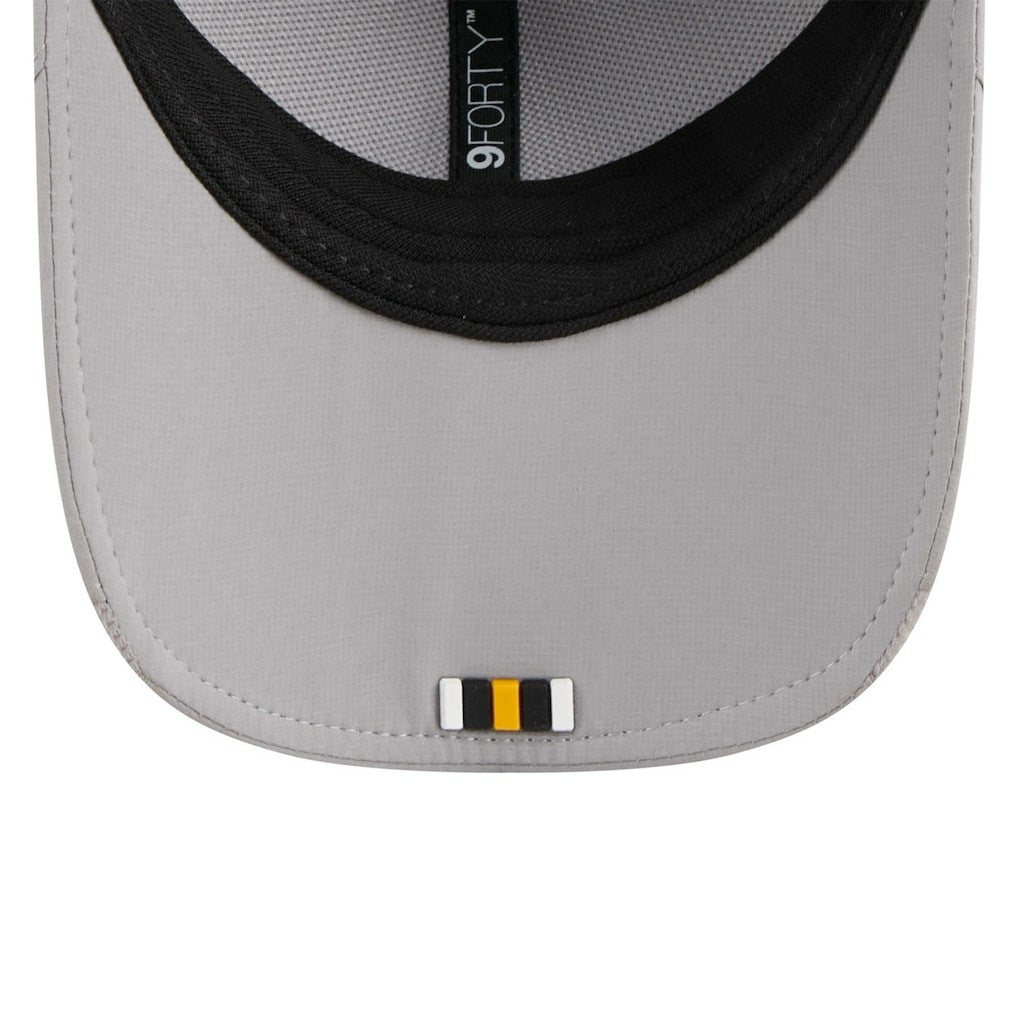 Pittsburgh Steelers New Era 2025 Sideline M-Crown 9FORTY Adjustable Hat - Gray Hats