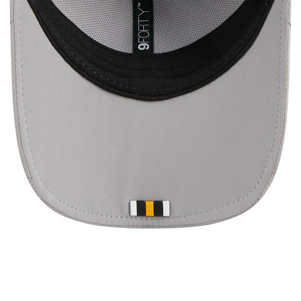 Pittsburgh Steelers New Era 2025 Sideline M-Crown 9FORTY Adjustable Hat - Gray Hats