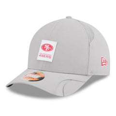 San Francisco 49ers New Era 2025 Sideline M-Crown 9FORTY Adjustable Hat - Gray Hats