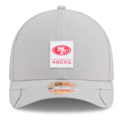 San Francisco 49ers New Era 2025 Sideline M-Crown 9FORTY Adjustable Hat - Gray Hats