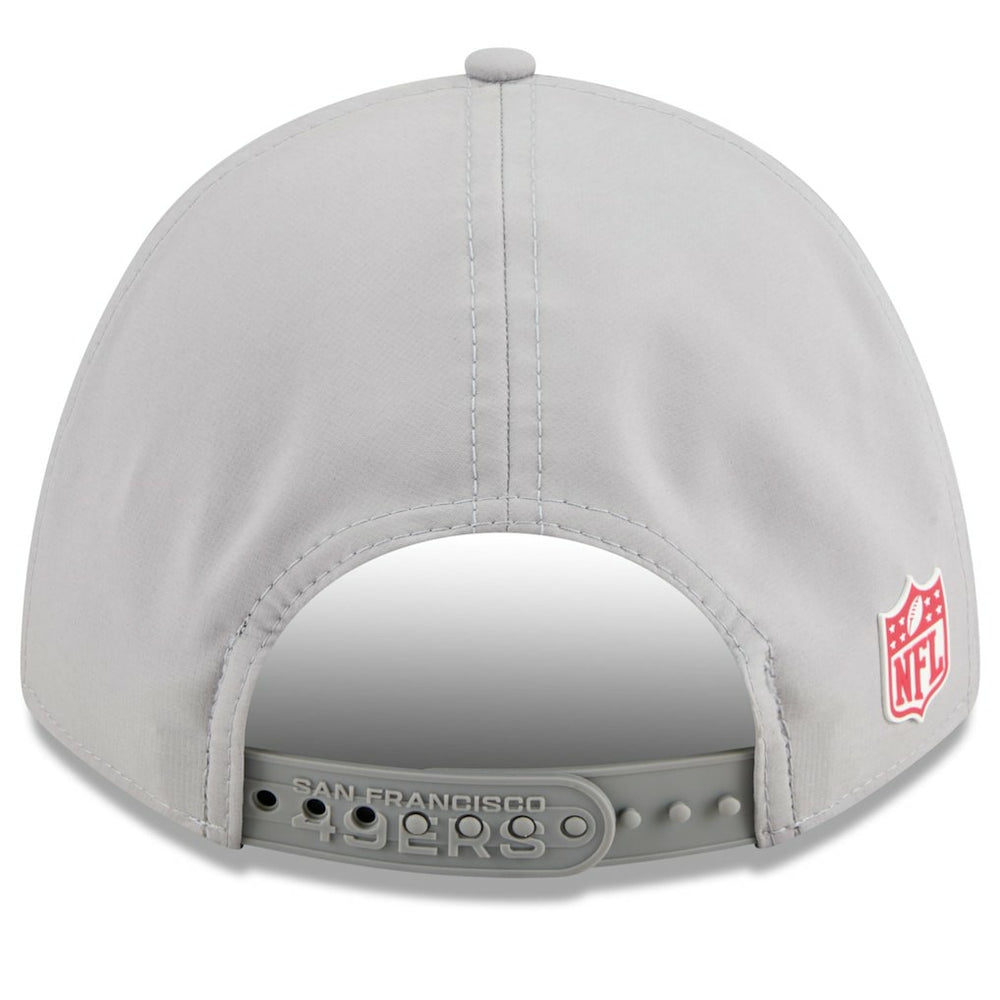 San Francisco 49ers New Era 2025 Sideline M-Crown 9FORTY Adjustable Hat - Gray Hats