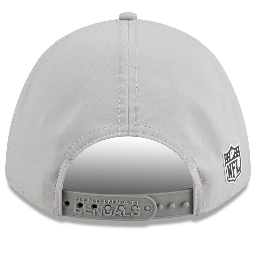 Cincinnati Bengals New Era 2025 Sideline M-Crown 9FORTY Adjustable Hat - Gray Hats